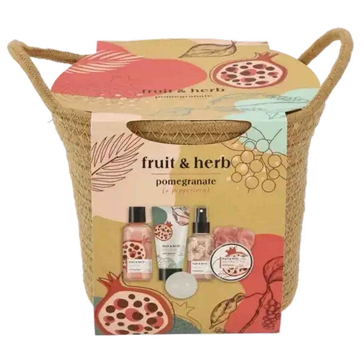 Checkers Sixty60 | Nonova Fruit & Herb Bath Set Basket 7 Piece