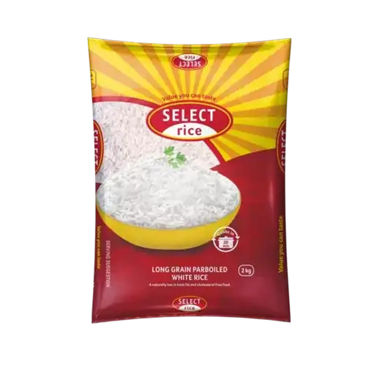 Checkers Sixty60 | Select Rice Long Grain Parboiled White Rice 2kg