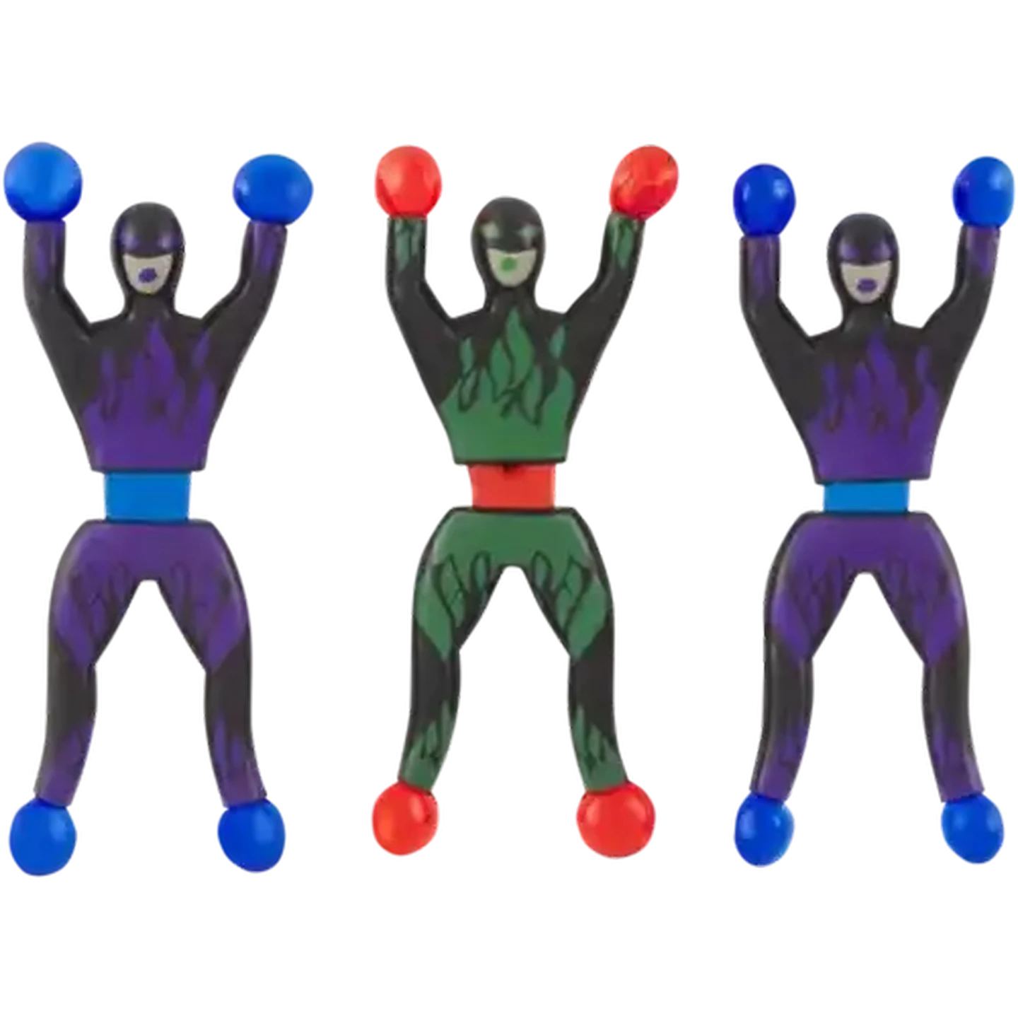 Checkers Sixty60 | Sticky Wall Ninja Figurines 3 Pack (Type May Vary)
