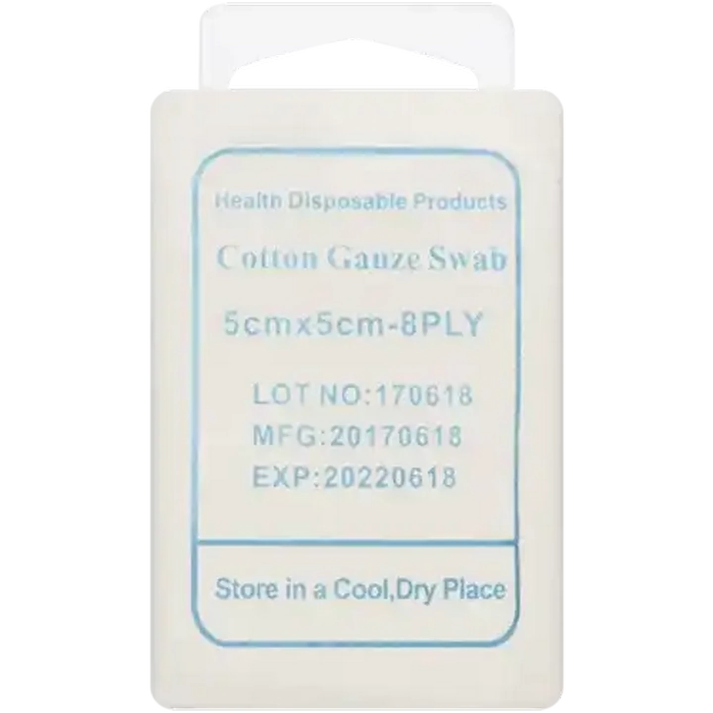 Image of Medirite Pharmacy Cotton Gauze Swabs 5cm x 5cm 100 Pack