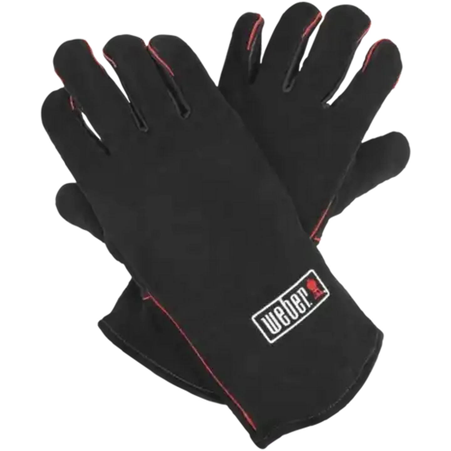 Image of Weber Black Leather Braai Gloves