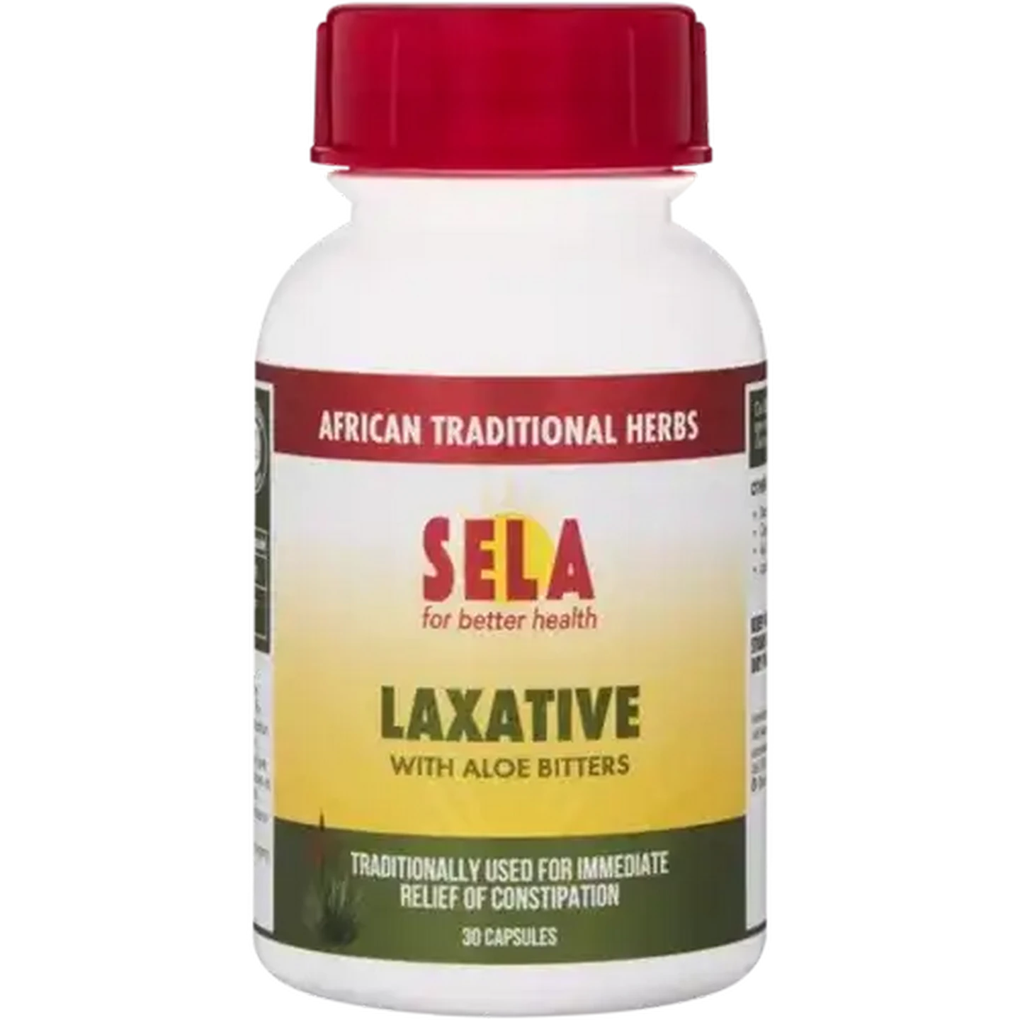 Image of SELA Laxative Capsules 30 Pack