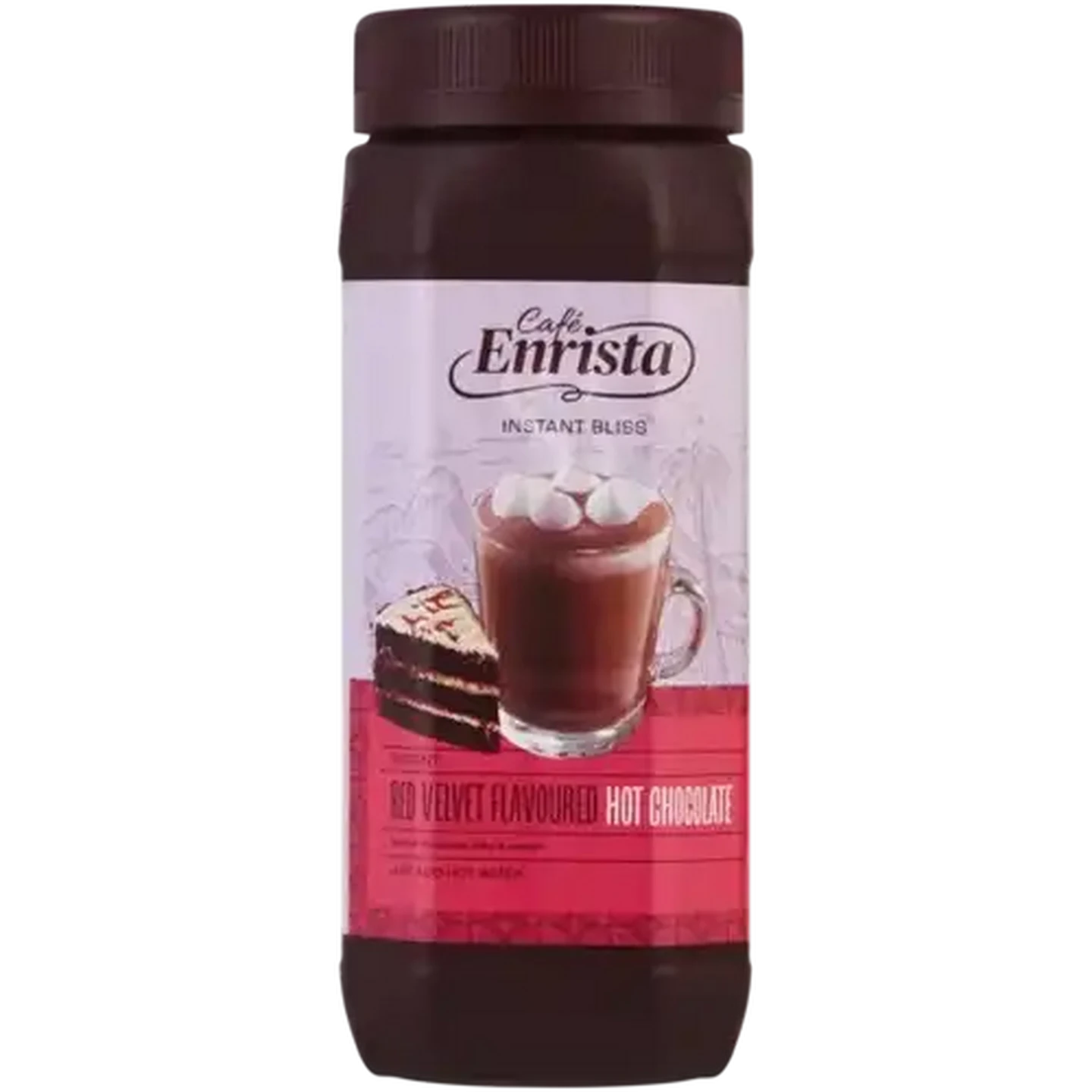 Image of Café Enrista Red Velvet Flavoured Instant Hot Chocolate 500g
