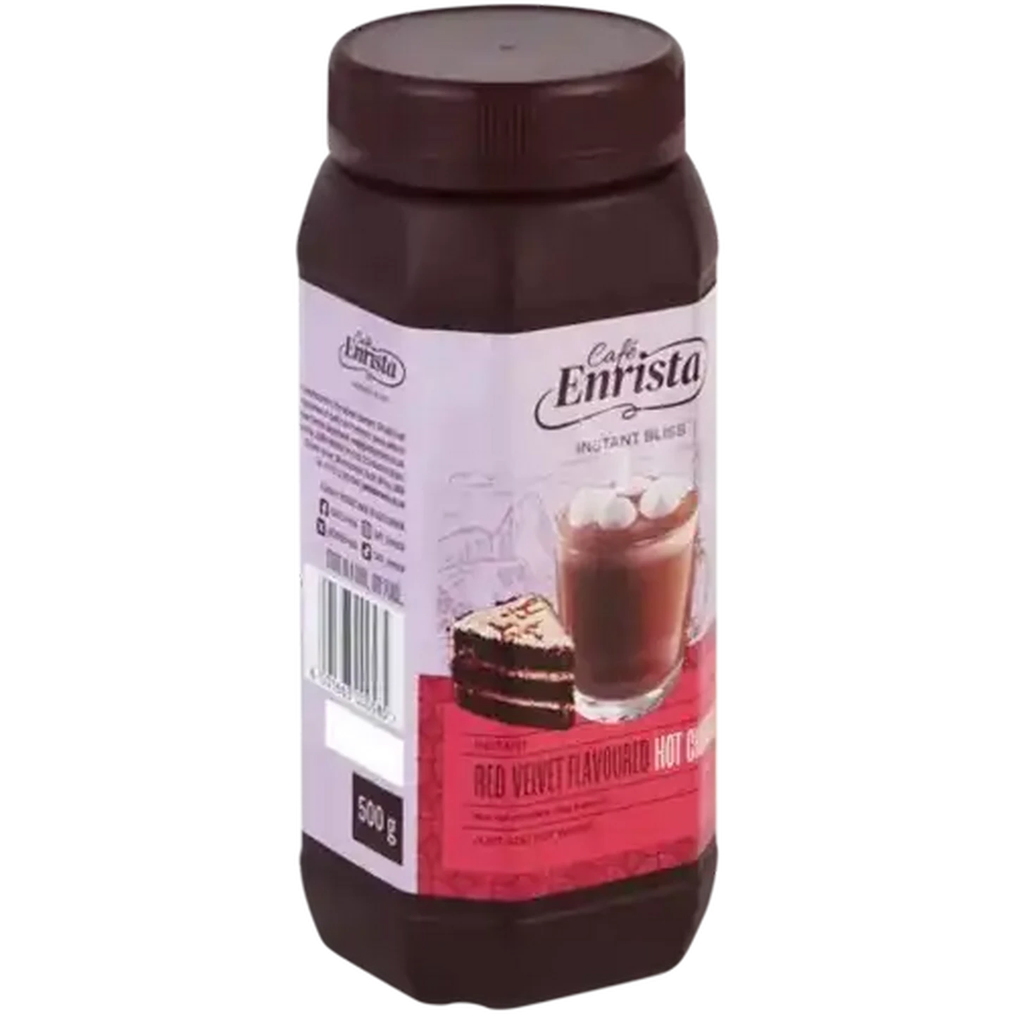 Image of Café Enrista Red Velvet Flavoured Instant Hot Chocolate 500g