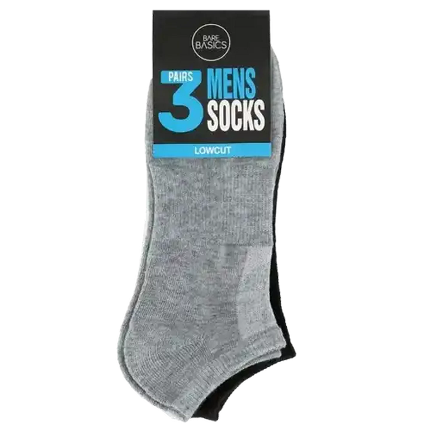 Image of Bare Basics Mens Low Cut Socks 7-11 3-Pack