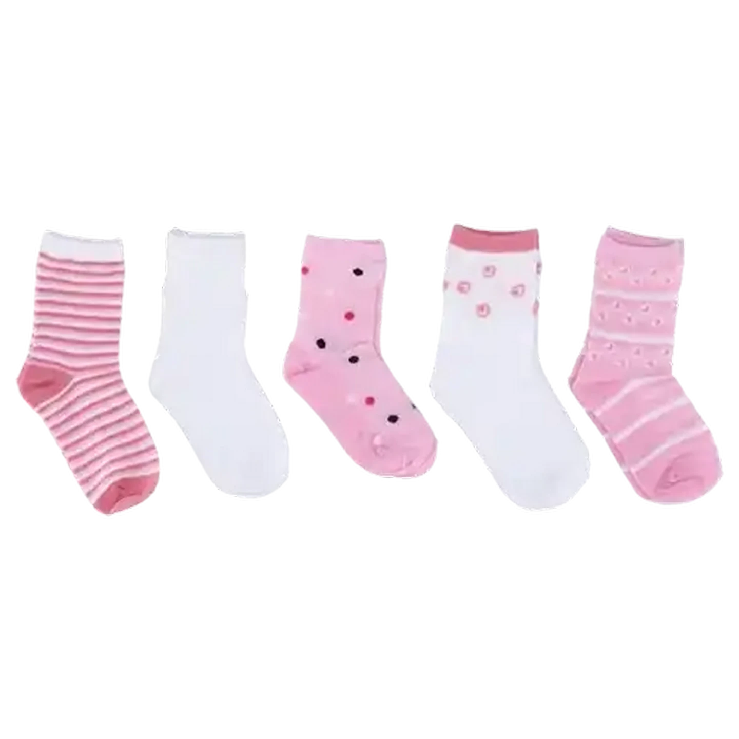 Image of Bare Basics Anklet Girls Socks 6 - 8½ 5-Pack