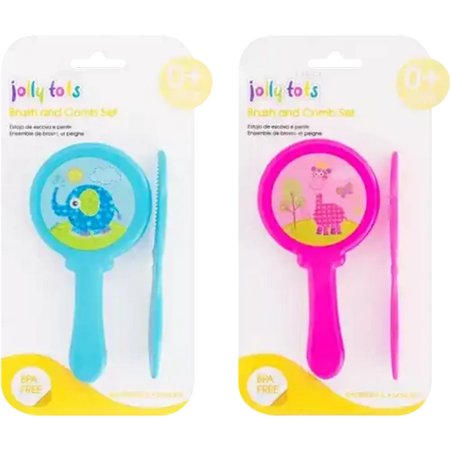 Image of Jolly Tots Brush & Comb Set 0+ Months