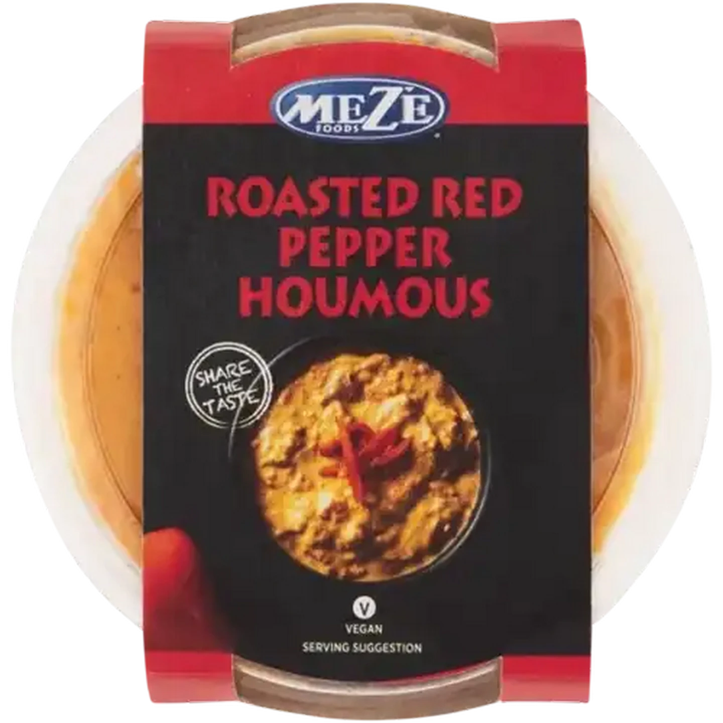 Image of Mezé Foods Roasted Red Pepper Houmous 110g