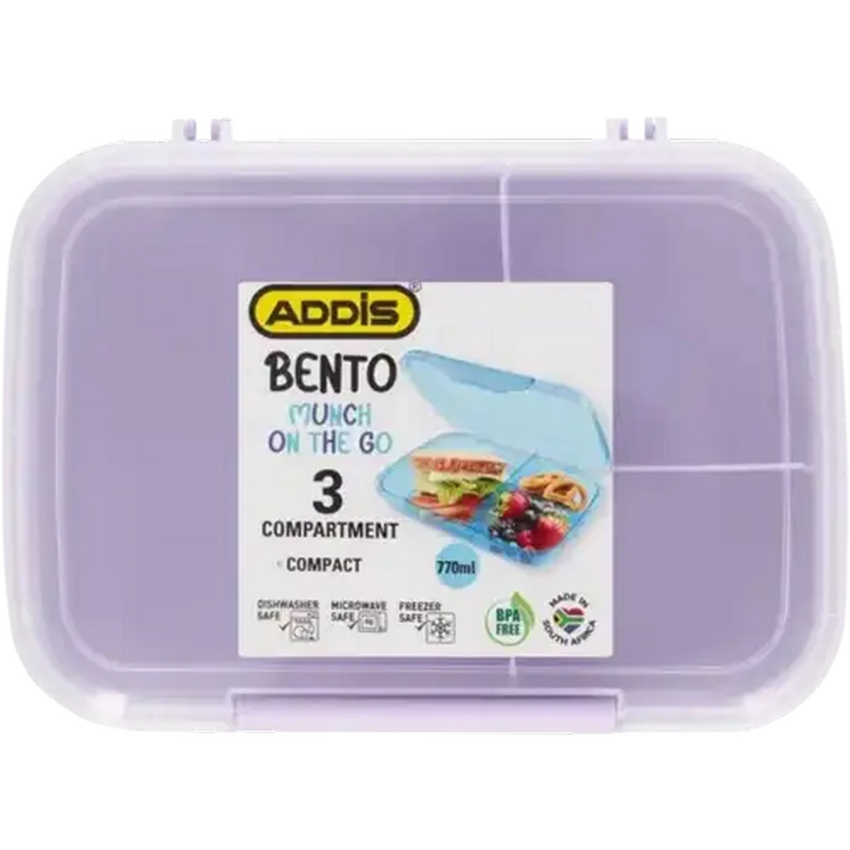 Checkers Sixty60 | ADDIS Purple On-The-Go Bento Lunchbox 770ml