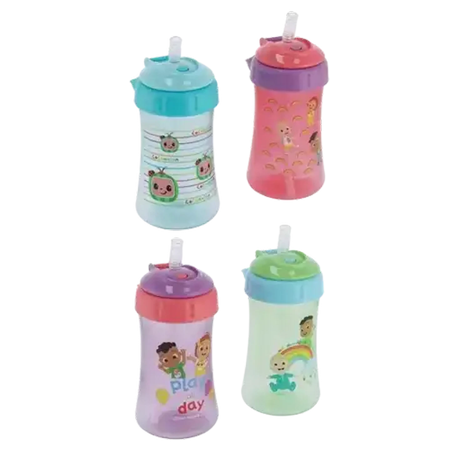 Image of Cocomelon Straw Sipper Cup 360ml (Design May Vary)