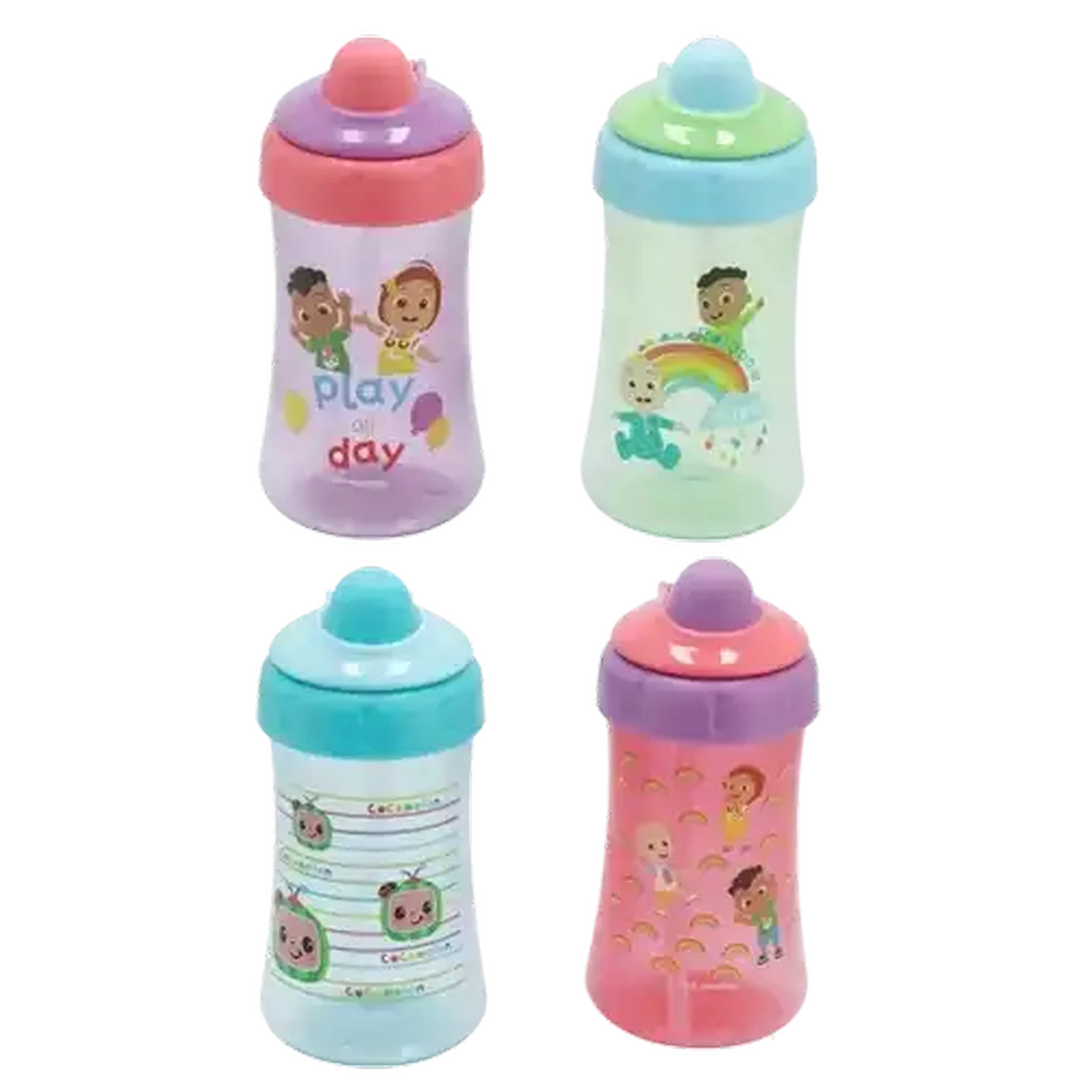 Image of Cocomelon Straw Sipper Cup 360ml (Design May Vary)