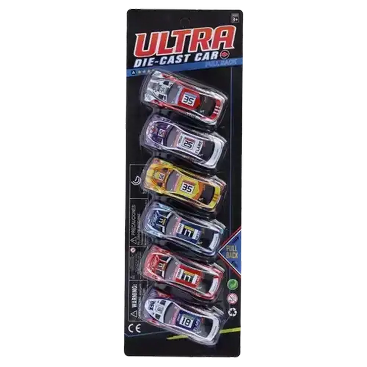 Shoprite ZA | Ultra Racer Pull Back Die Cast Car 6-Pack (Type May