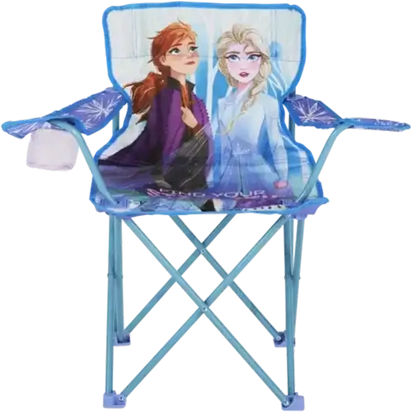 Image of Frozen Blue & Purple Kids Camping Chair Large