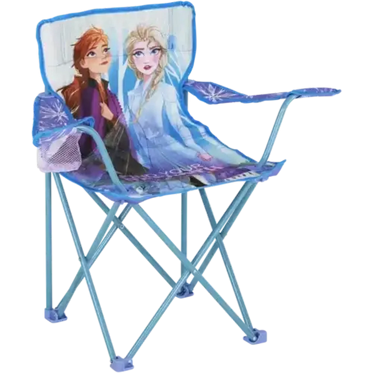 Image of Frozen Blue & Purple Kids Camping Chair Large