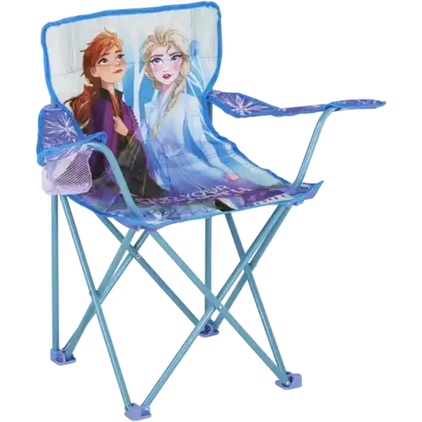 Image of Frozen Blue & Purple Kids Camping Chair Large