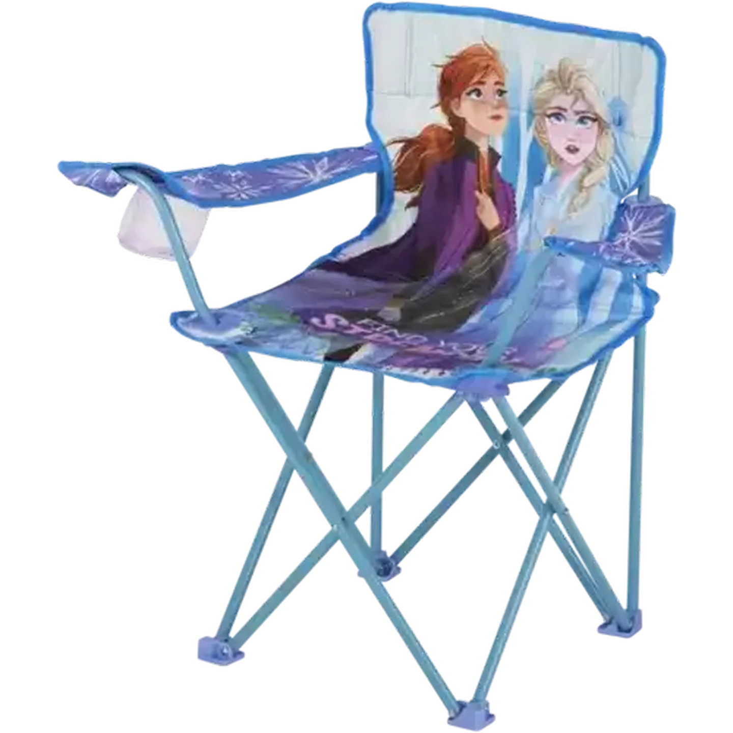 Image of Frozen Blue & Purple Kids Camping Chair Large