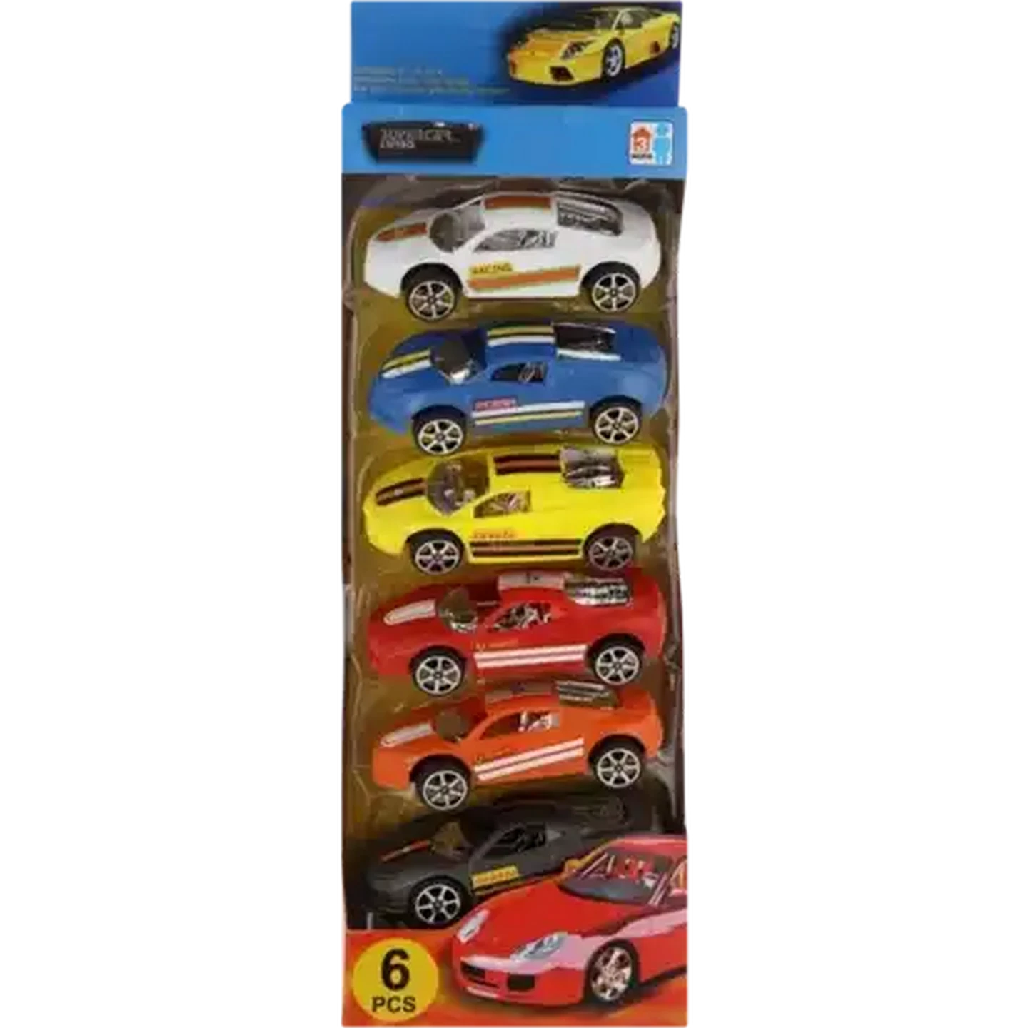 Shoprite ZA | Super Car Turbo Pull Back Car Set 6-Pack
