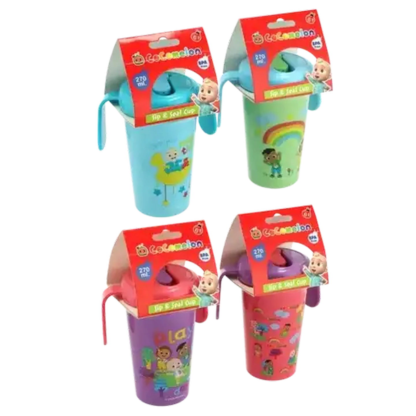 Image of Cocomelon Sip & Seal Cup 270ml (Design May Vary)