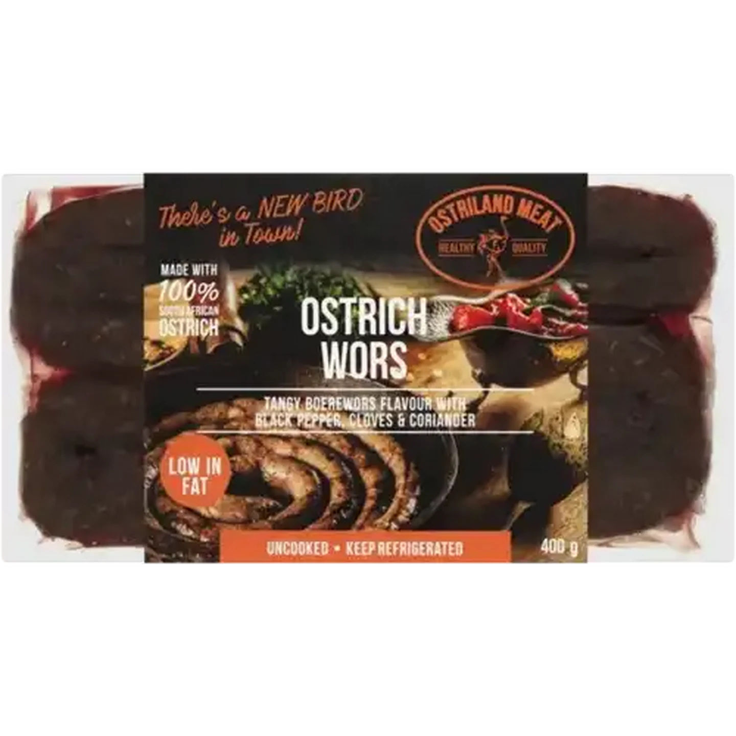 ケ*ウ様 Butcher ProductS Checkers Sixty60 | Ostriland Meat Ostrich Wors 400g