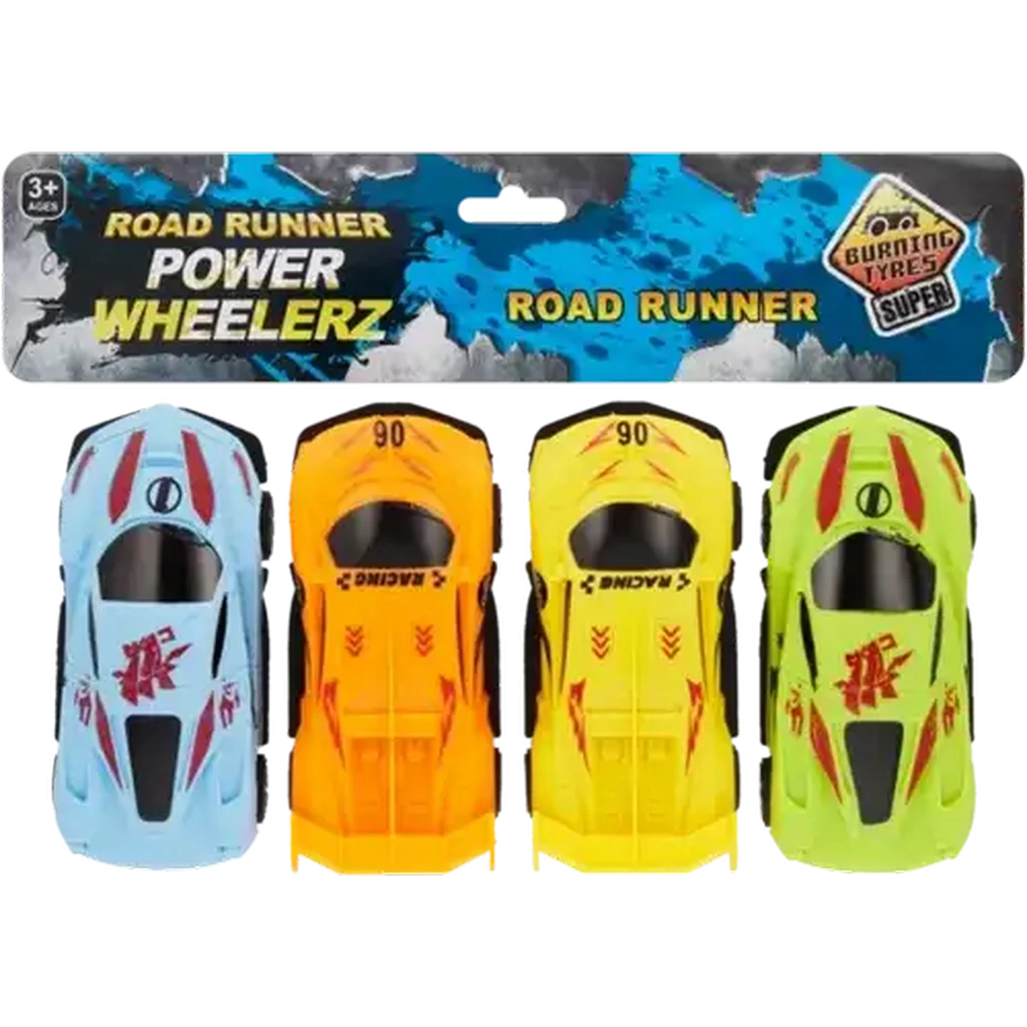 Checkers Sixty60 | Assorted Road Runner Friction Toy Cars 4 Piece