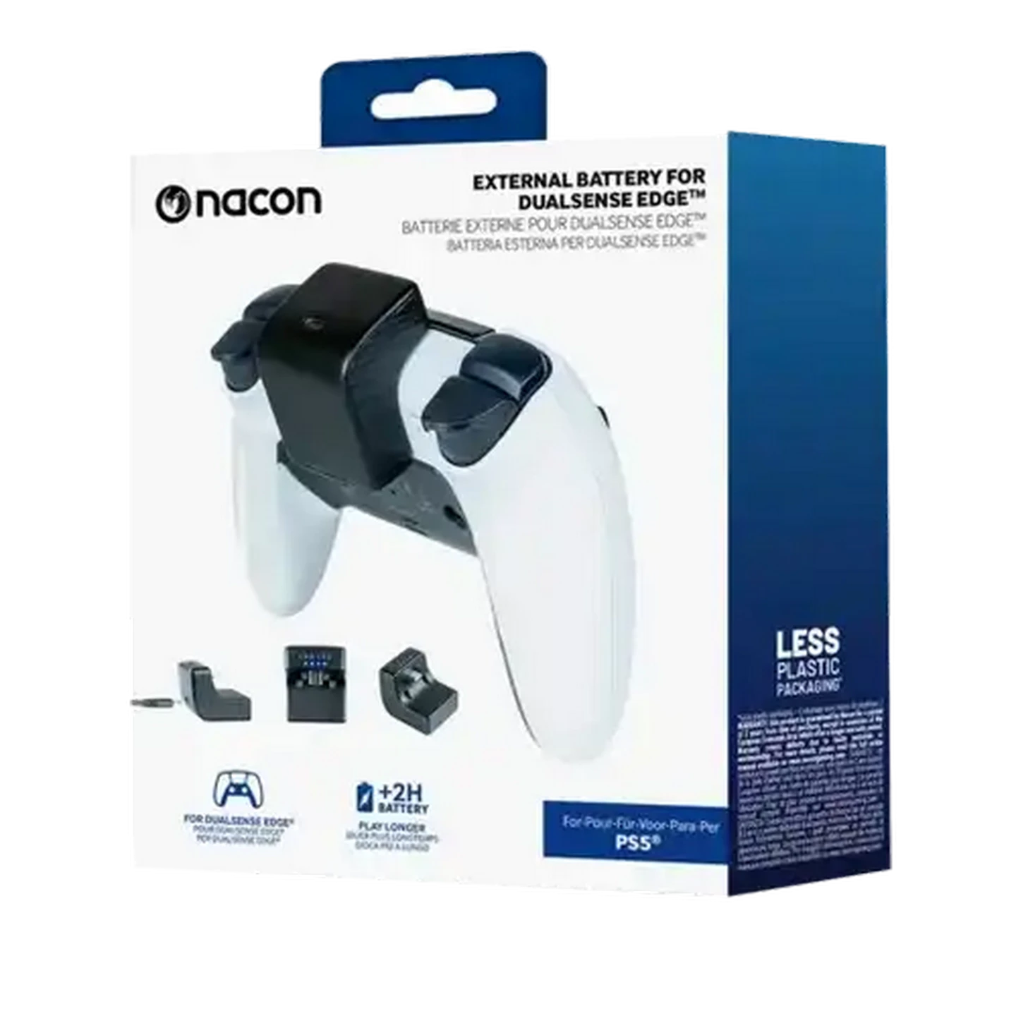 Image of Nacon External PS5 Battery Black & White