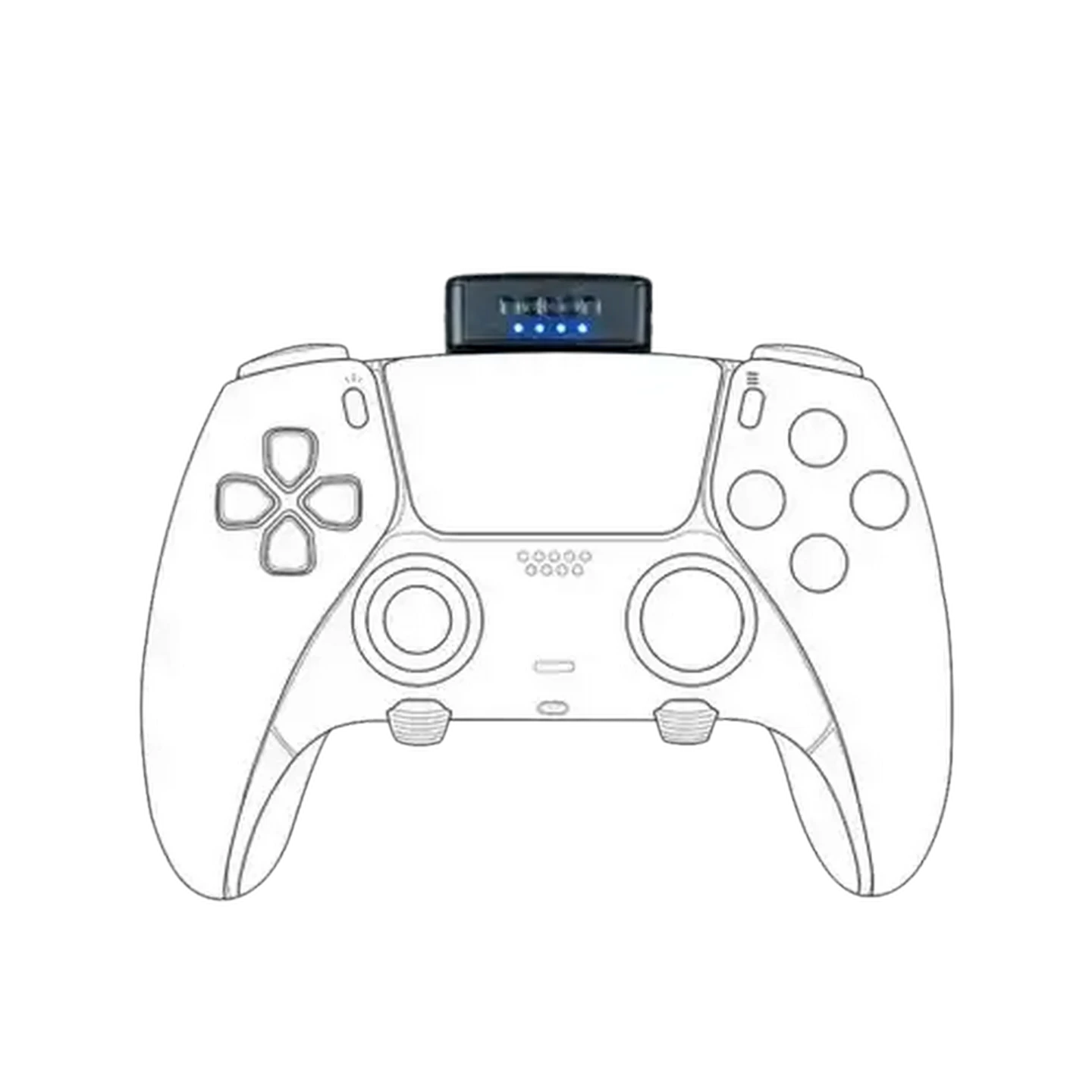 Image of Nacon External PS5 Battery Black & White