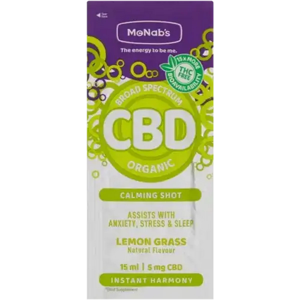 Checkers Sixty60 | McNab's CBD Calming Shot 15ml