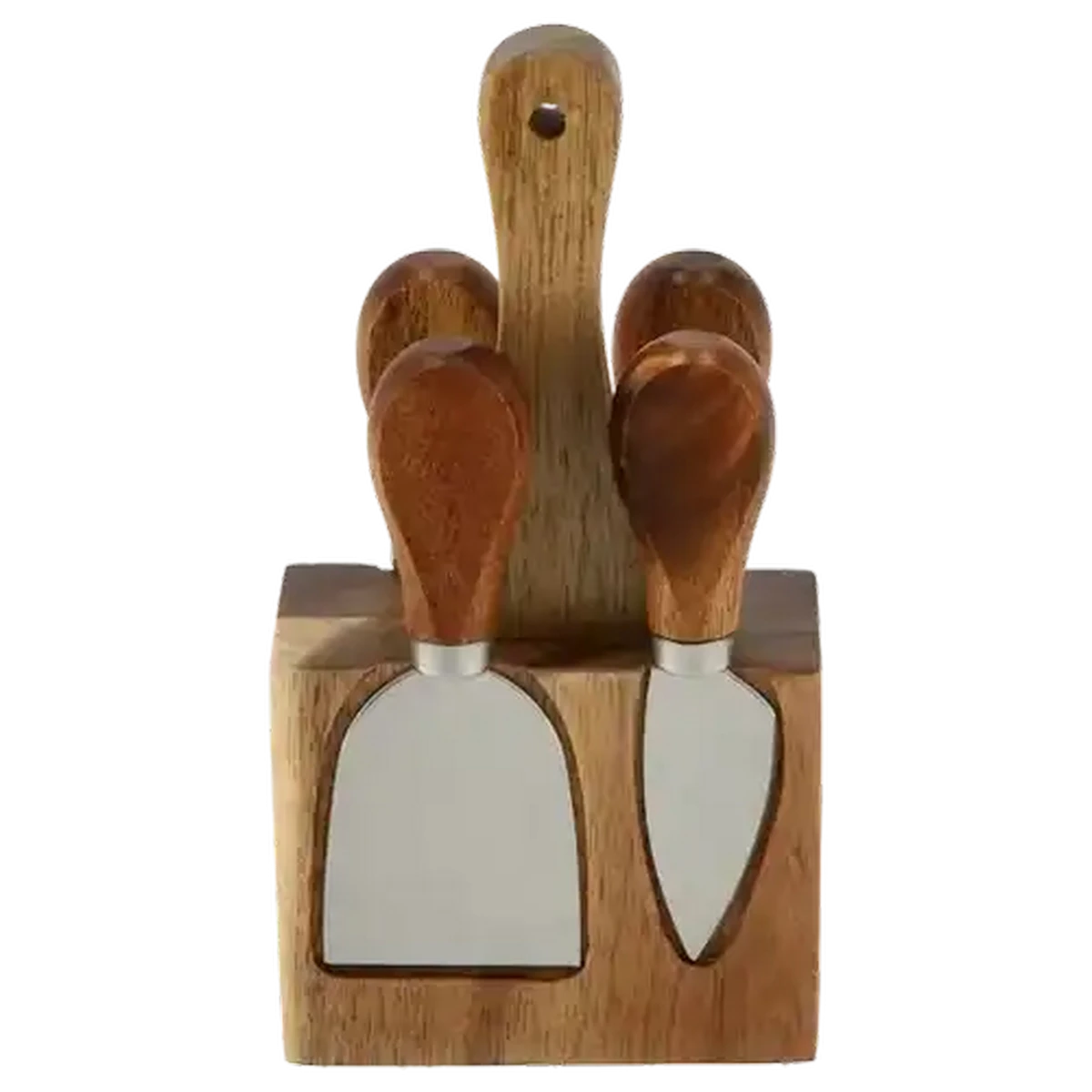 Checkers Sixty60 | Cheese Black Magnetic Board & Knife Set 5 Piece