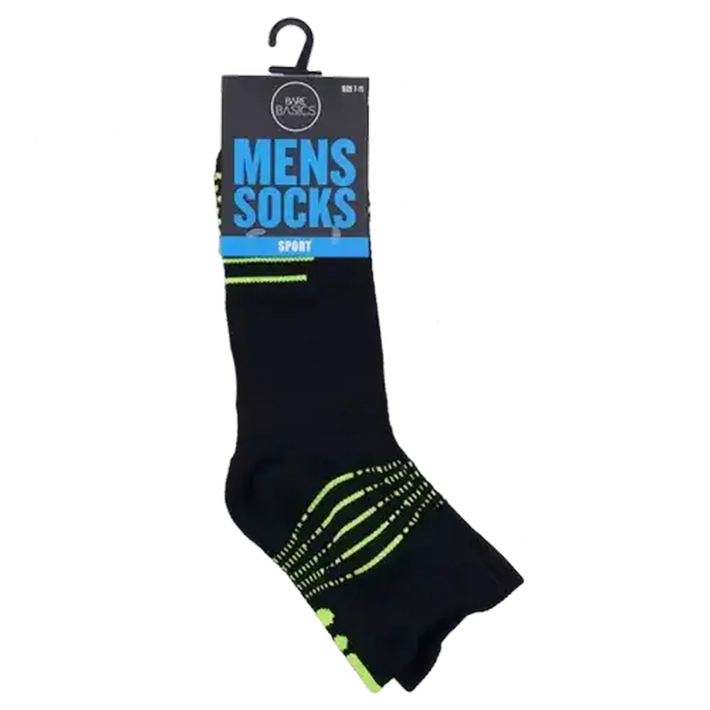 Image of Bare Basics Sport Mens Socks Size 7-11