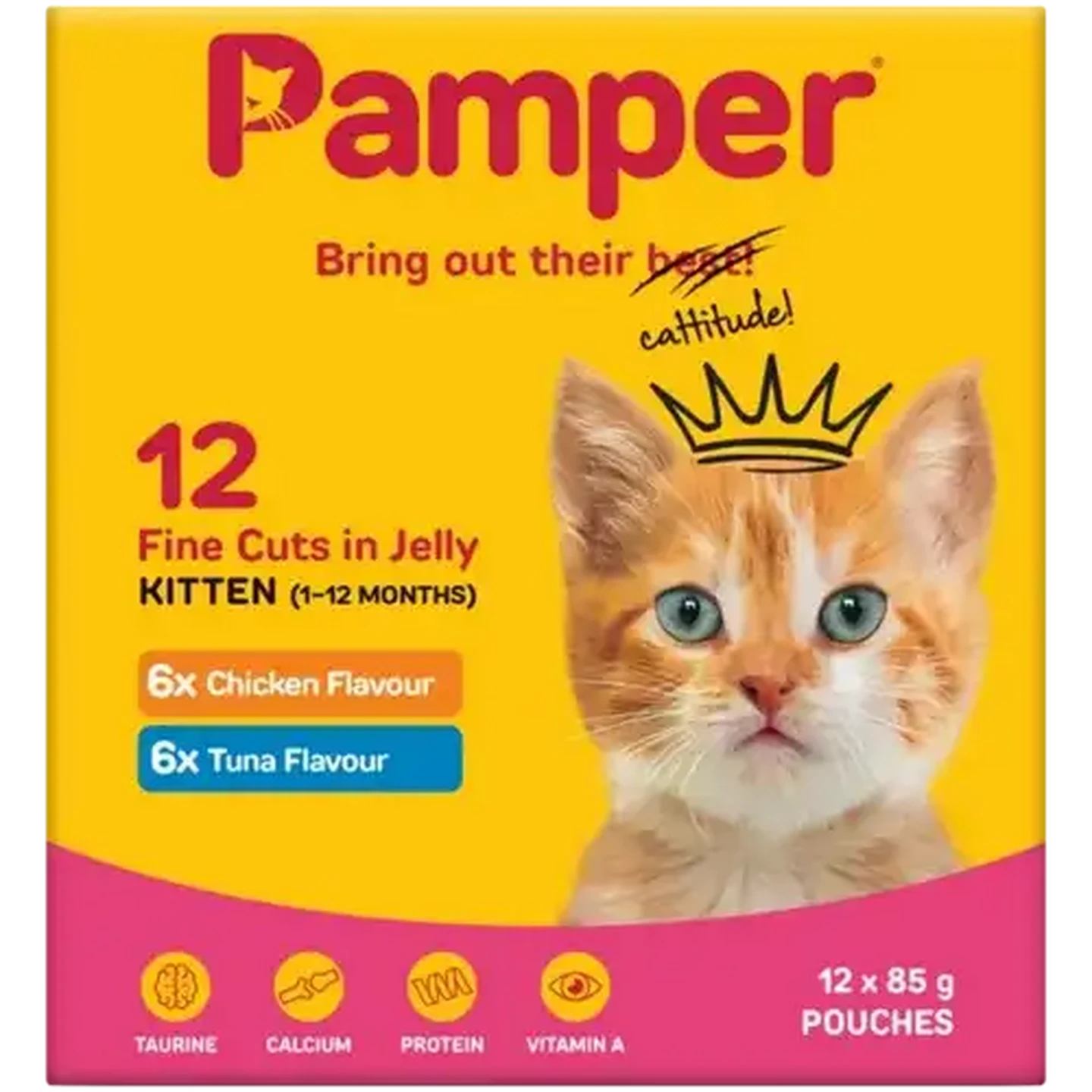 Checkers Sixty60 | Pamper Assorted Kitten Wet Cat Food Fine Cuts