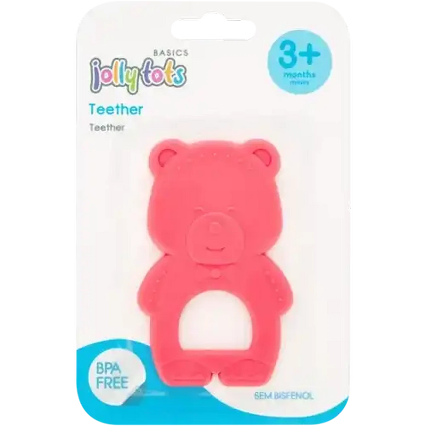 Image of Jolly Tots Basics Teether 1s (Colour May Vary)