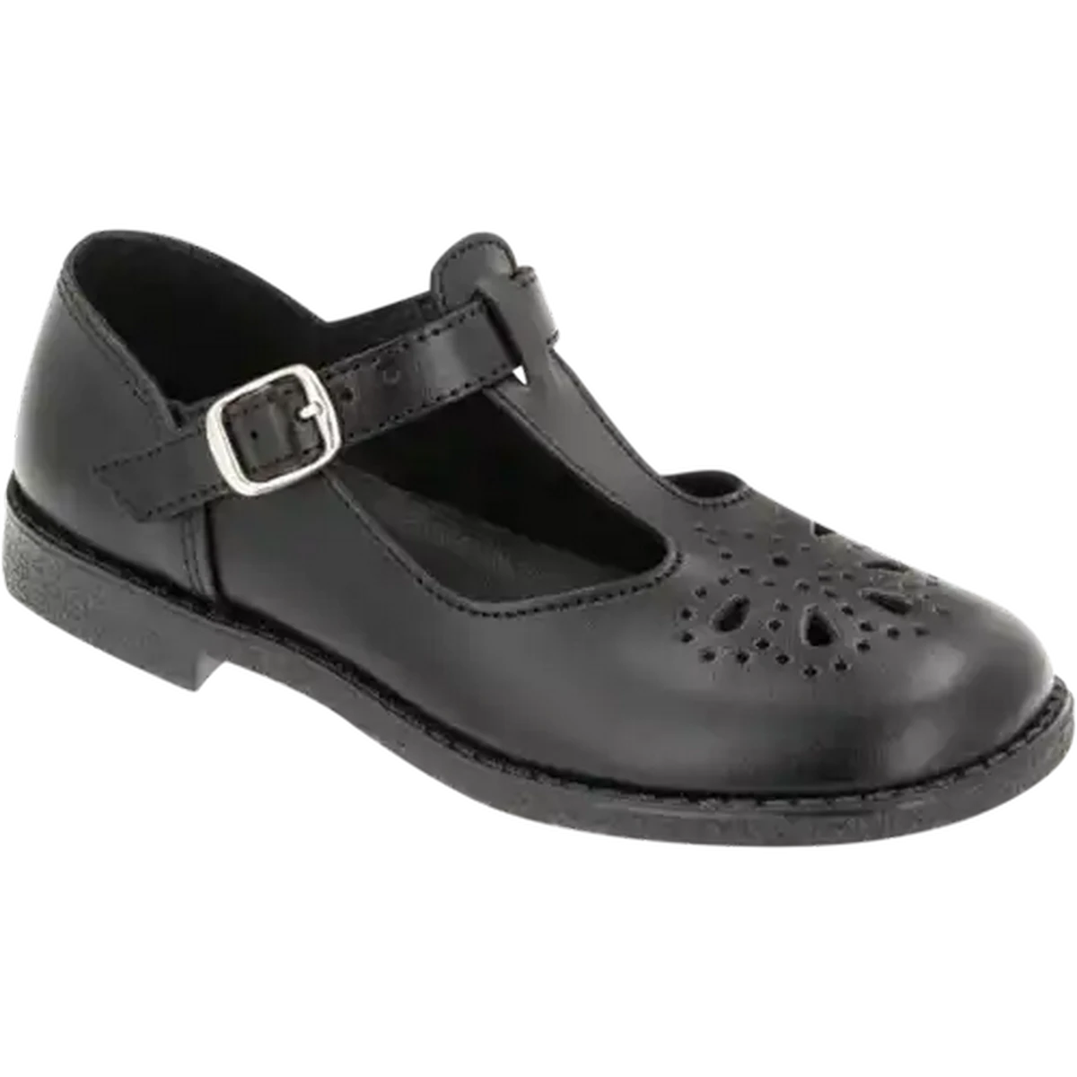Checkers Sixty60 | Fullmarks Girls Black T-Bar School Shoes Size 9-1