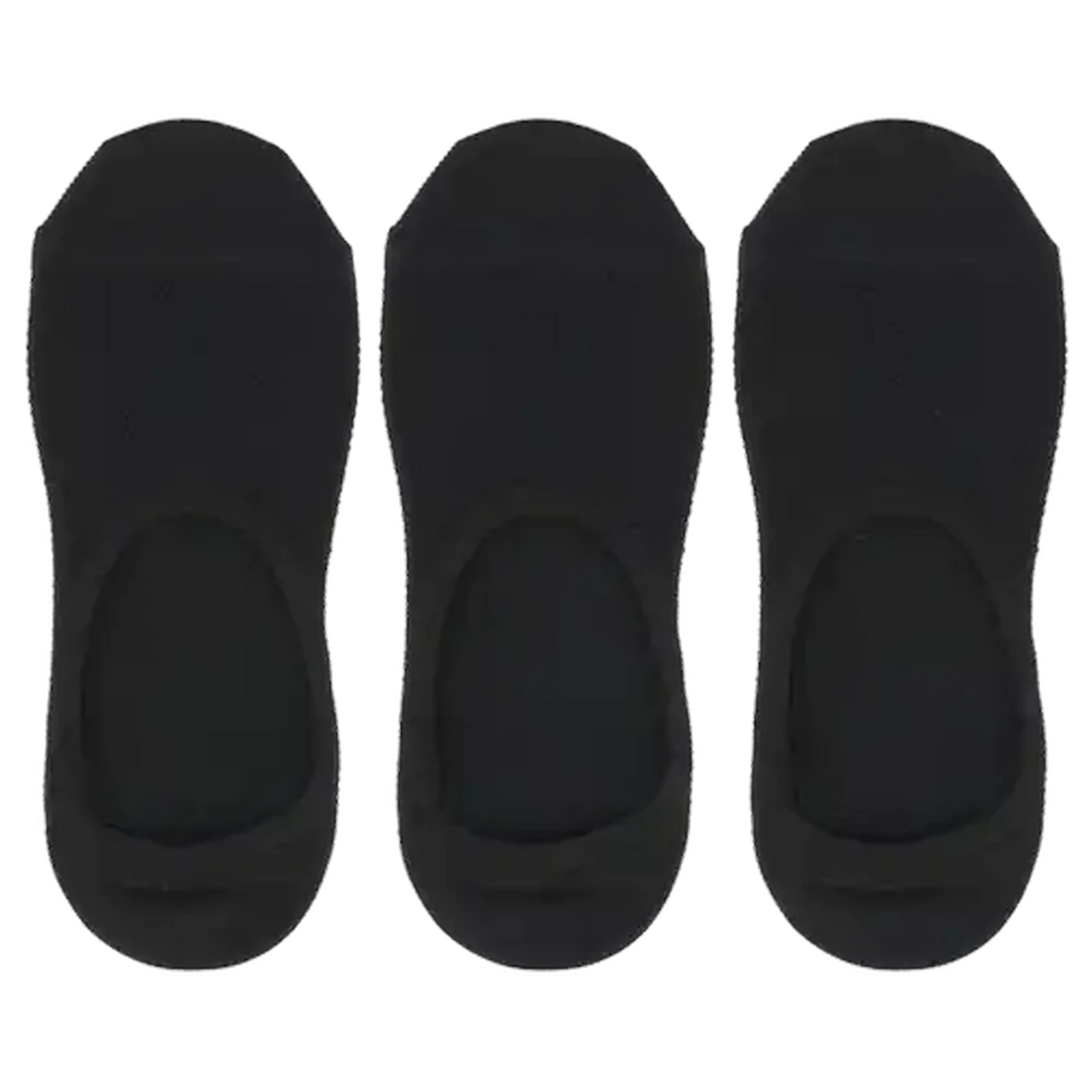Image of Bare Basics Ladies Anti-Slip Secret Socks 4-7 3-Pack (Colour May Vary)