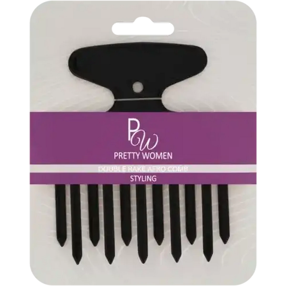 Checkers Sixty60 | Pretty Woman Black Double Rake Afro Comb