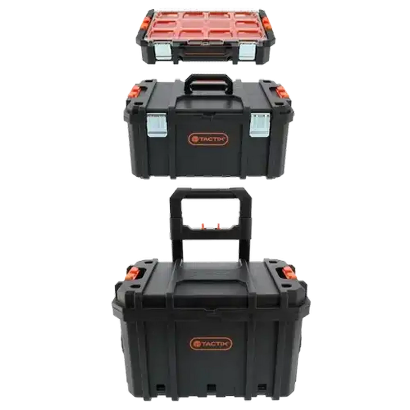 Checkers Sixty60 | Tactix Black & Orange Trolley Toolbox