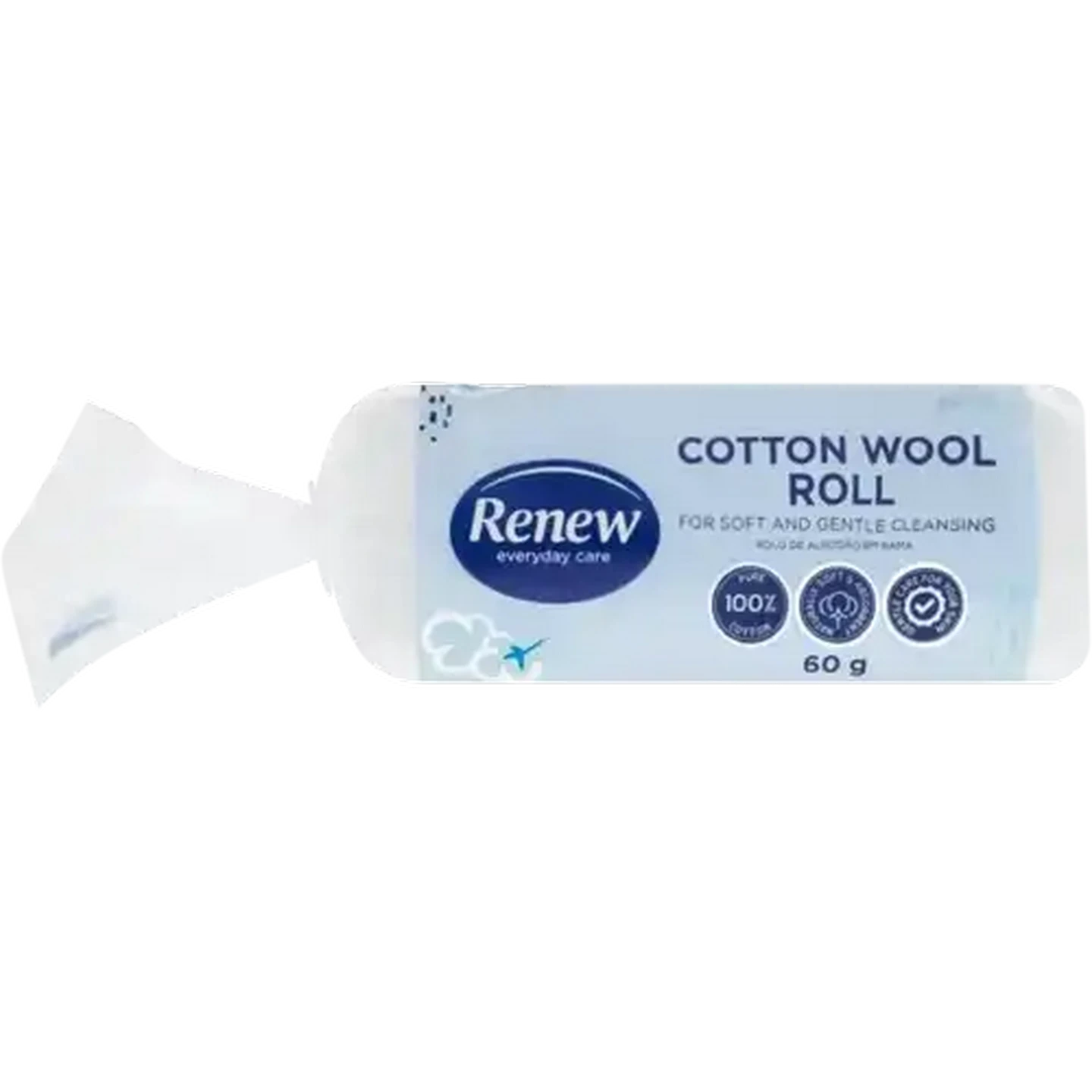 Image of Renew Cotton Wool Roll 60g