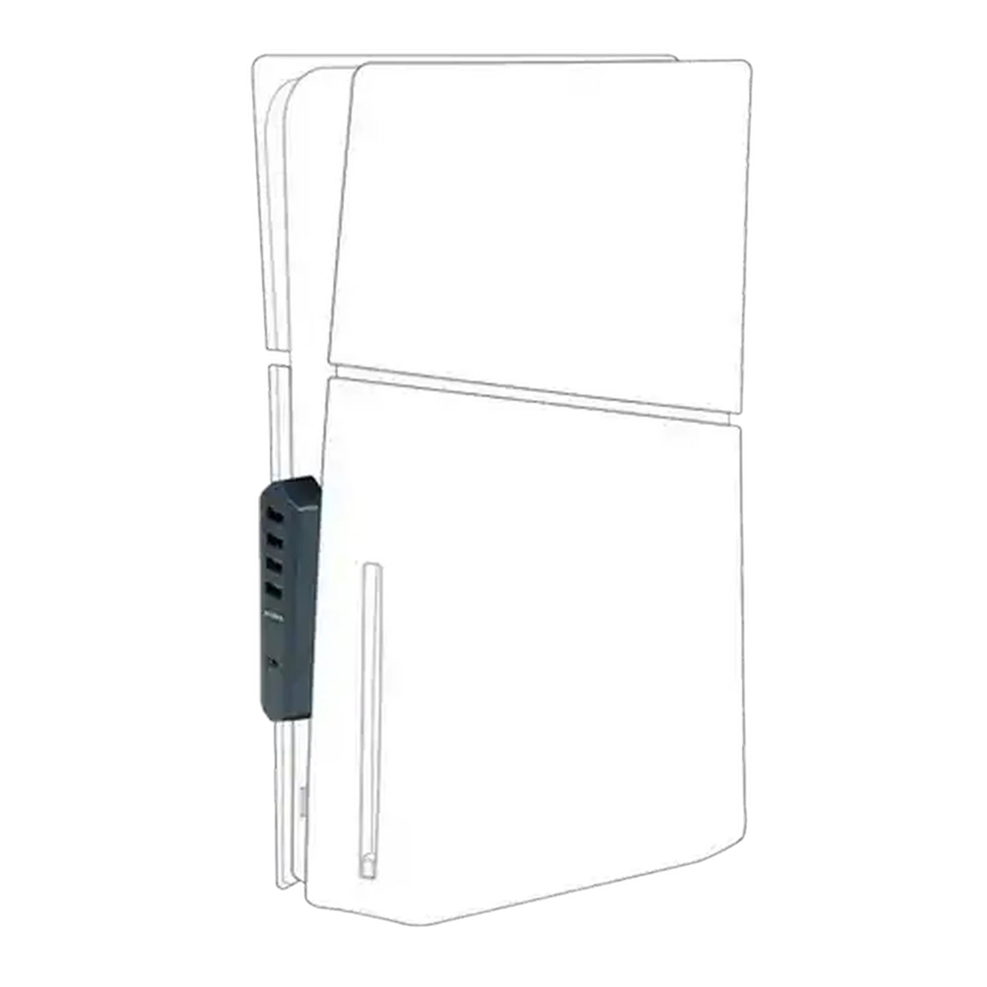 Image of Nacon PS5 USB Hub Station Black & White