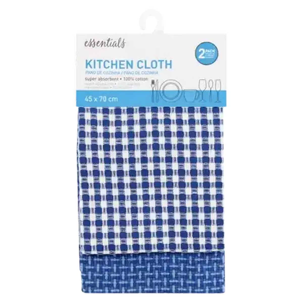 Checkers Sixty60 | Essentials Diamond Check Kitchen Cloth 2 Pack