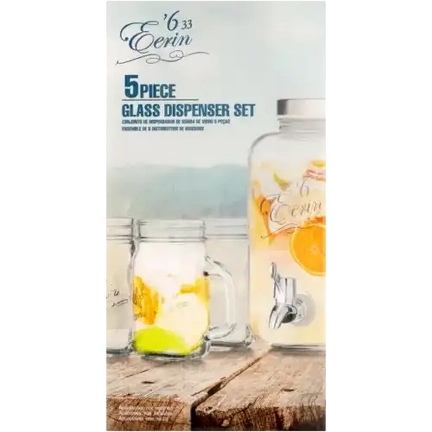 【美品】クラッセ プリアンプ DR-5L Checkers Sixty60 | Glass Dispenser Set 5 Piece