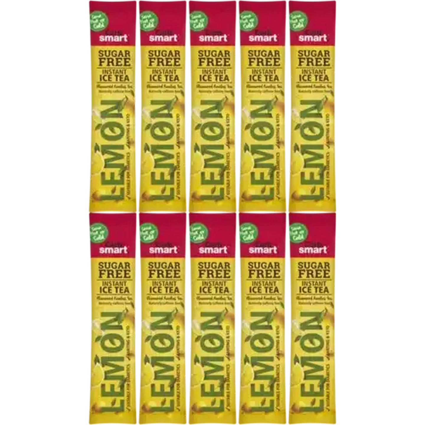 Image of Carbsmart Lemon Flavoured Sugar Free Instant Rooibos Ice Tea 10 x 17g