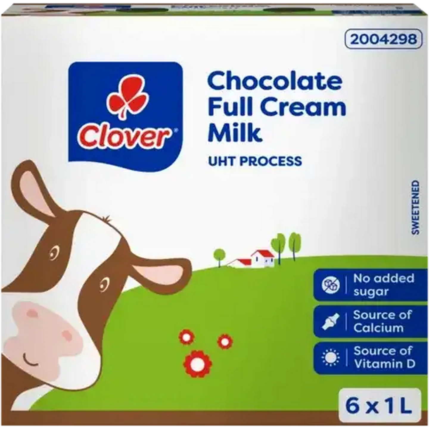 ミルク Checkers Sixty60 | Clover Chocolate Full Cream Milk 6 x 1L