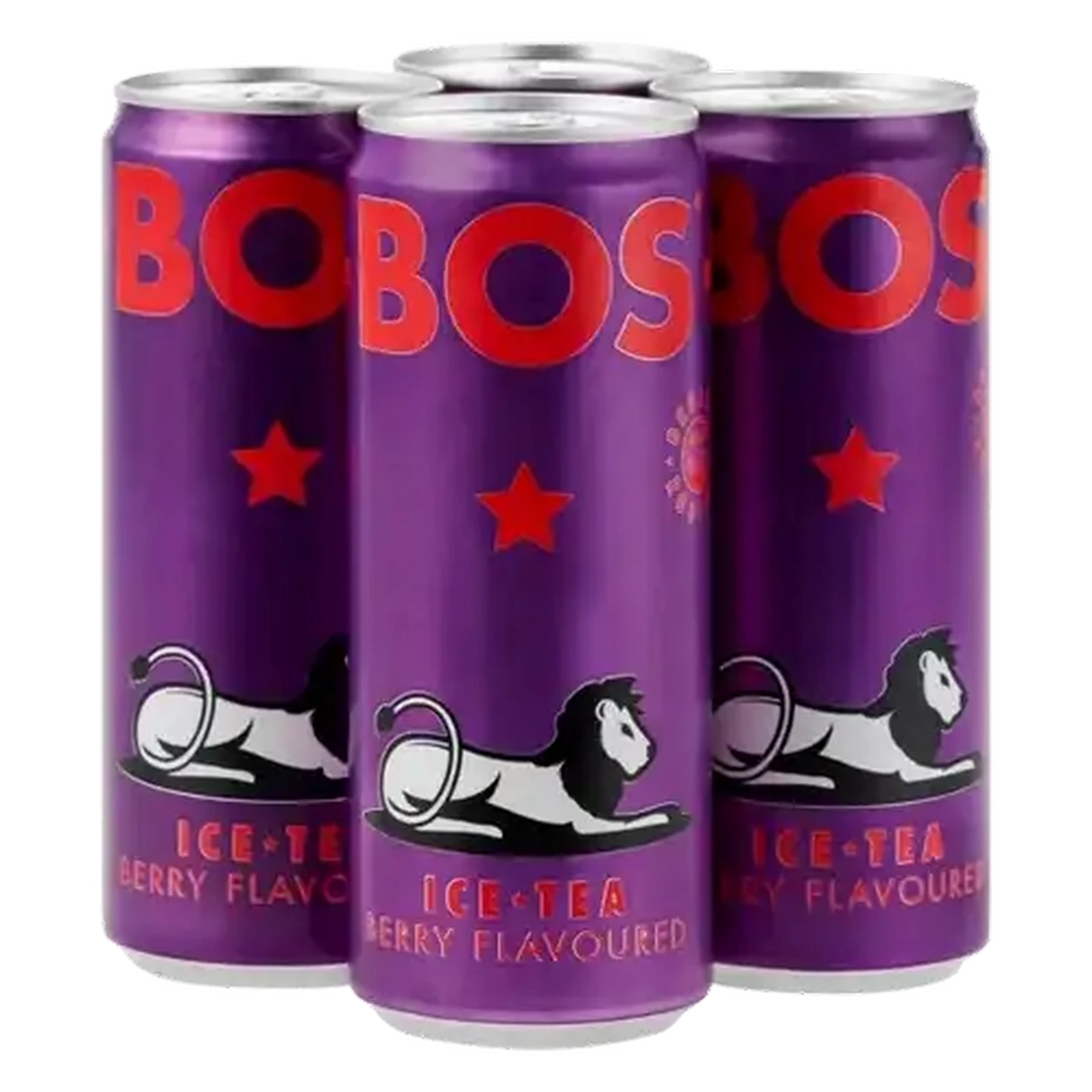 Image of BOS Berry Flavoured Ice Tea 4 x 300ml
