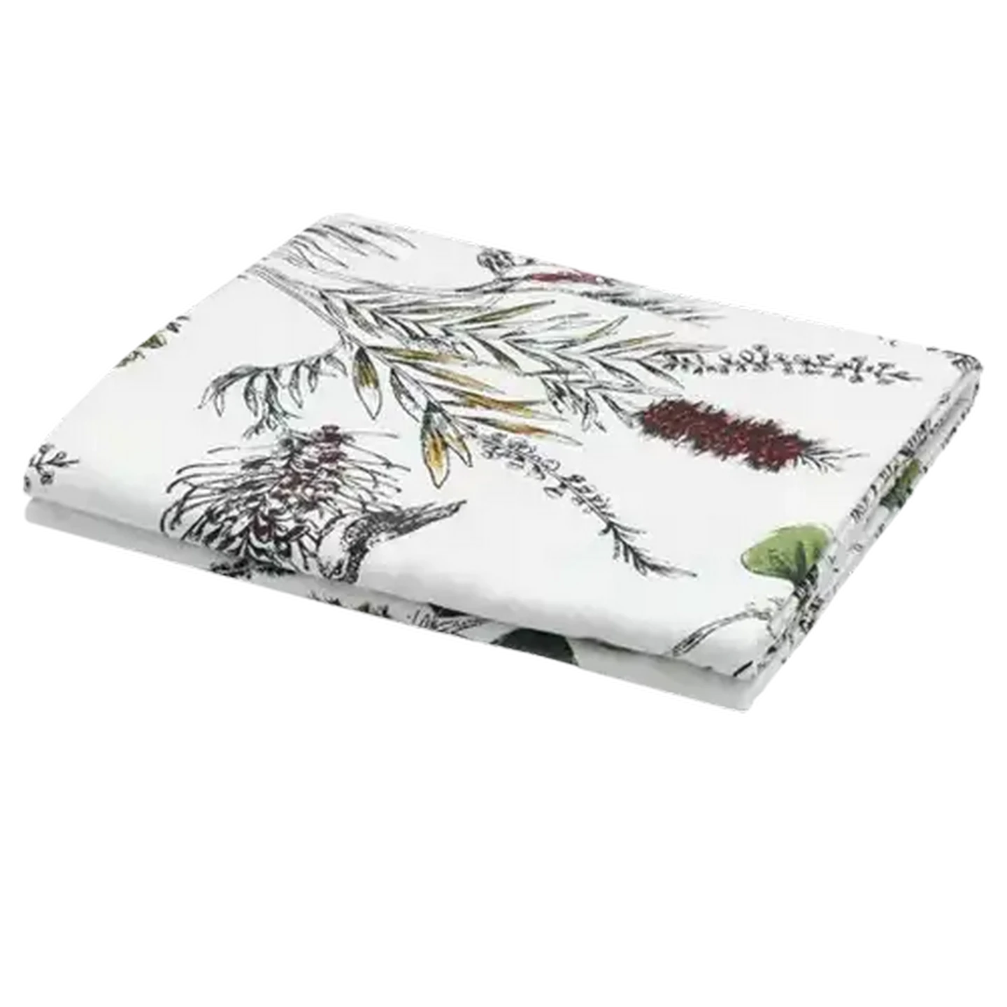Image of Essentials White Botanic 6 - 8 Seater Table Cloth 150 x 23cm