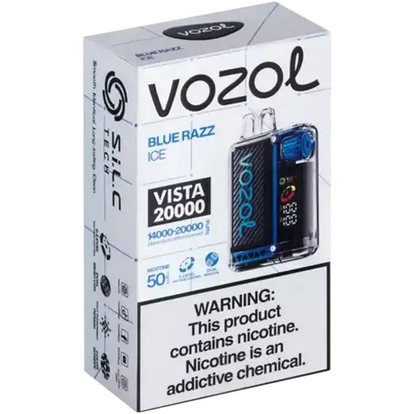 elfbar elfa master akku Blue Razz Ice - Vozol Star 9000