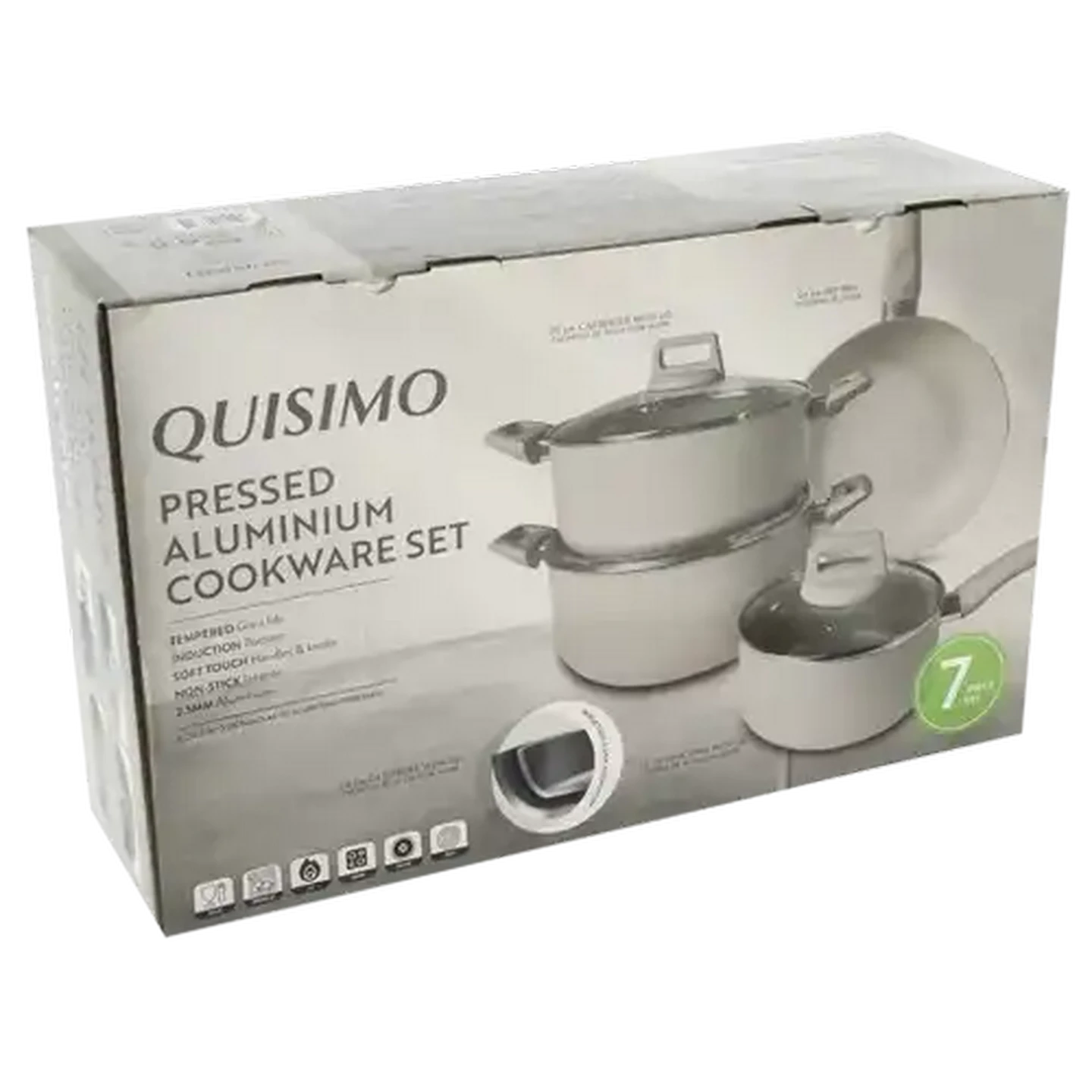 Checkers Sixty60 | Quisimo Pressed Aluminium Cookware Set 7-Piece