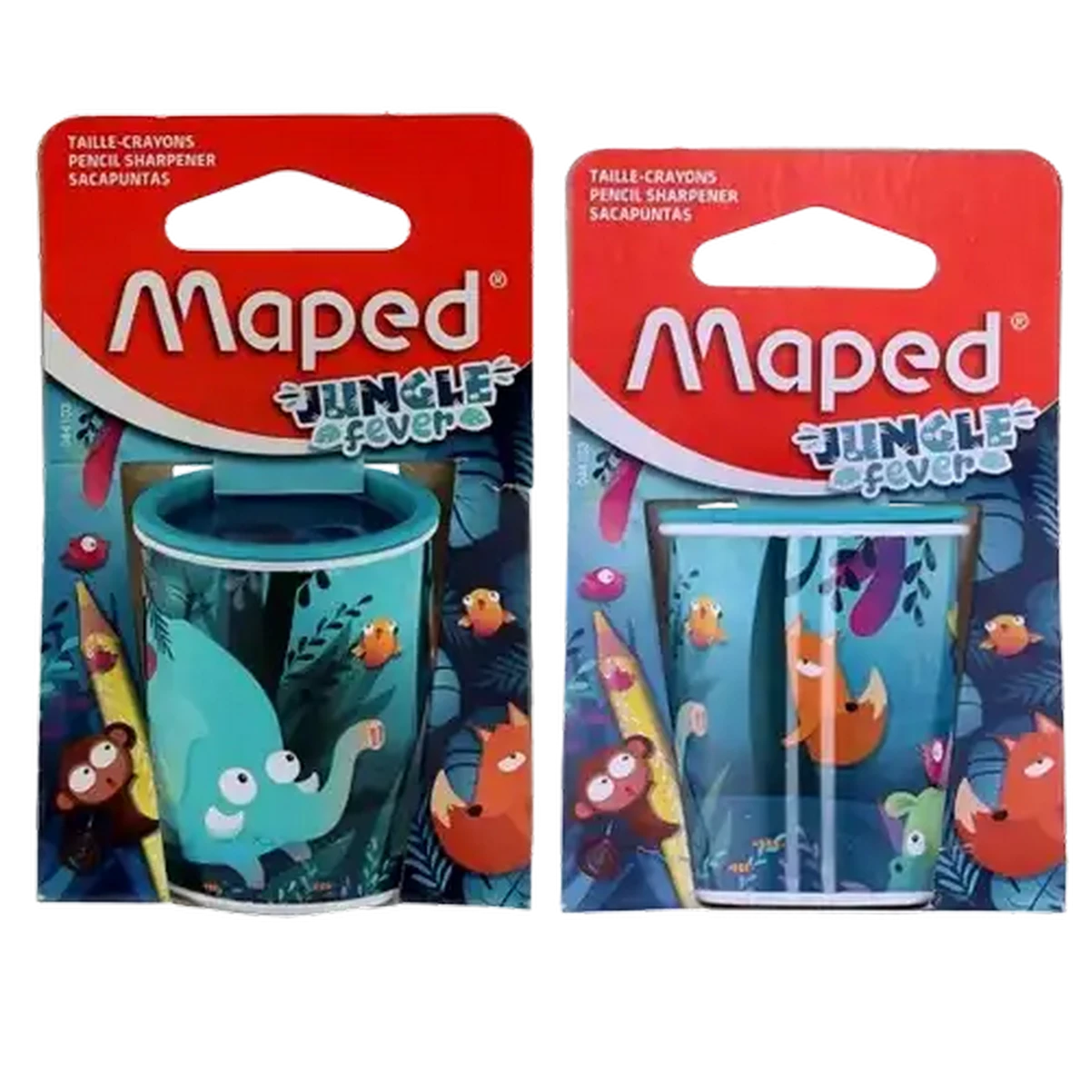 Checkers Sixty60 | Maped Jungle Fever 2-Hole Sharpener (Design May Vary)