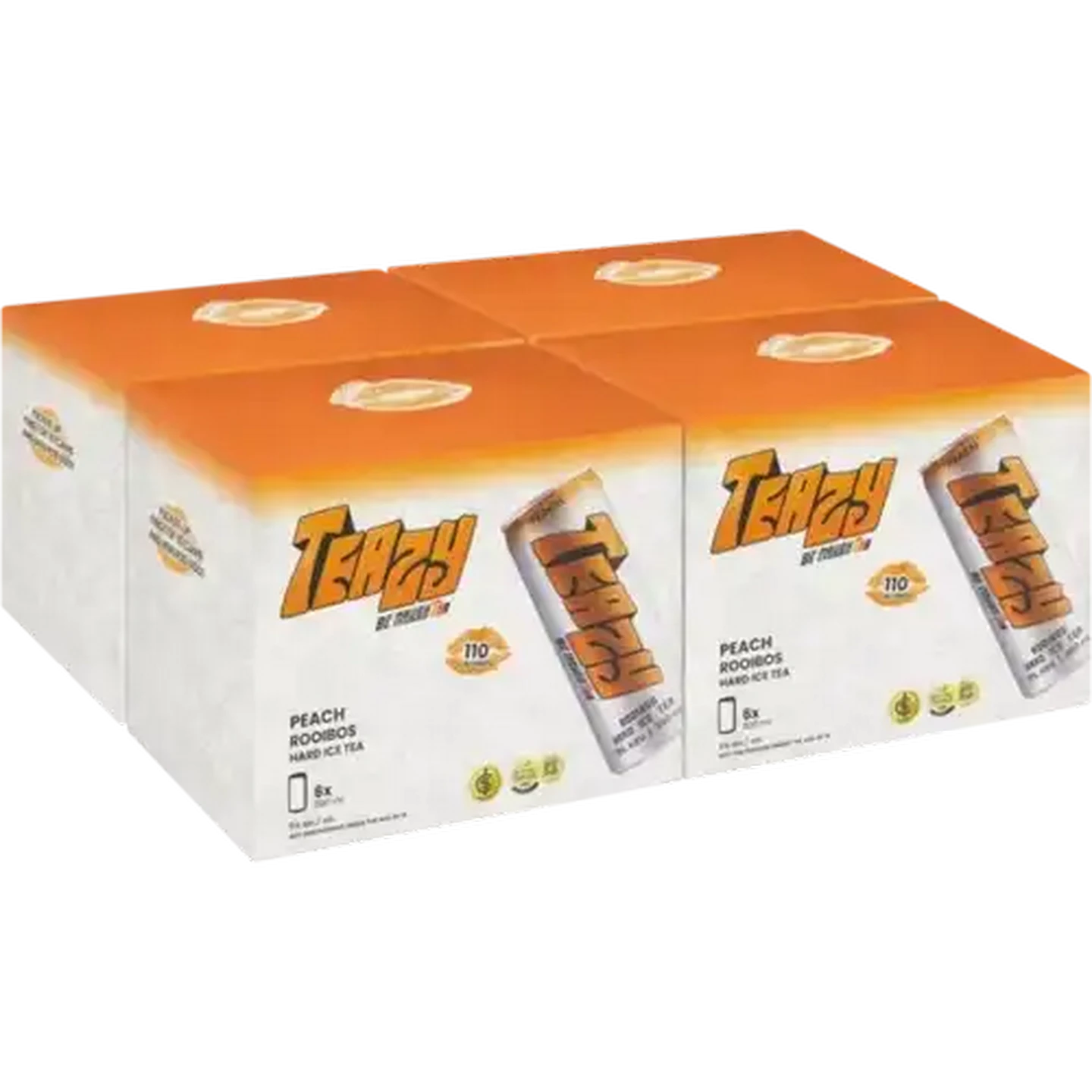 Checkers Sixty60 | Teazy Peach Hard Rooibos Alcoholic Ice Tea 24 x