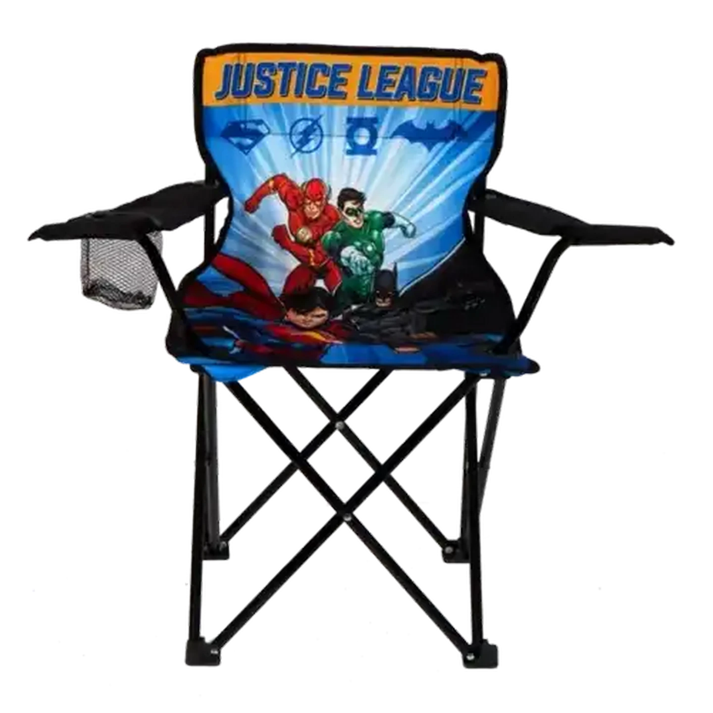Image of Justice League Kiddies Orange & Blue Camping Chair