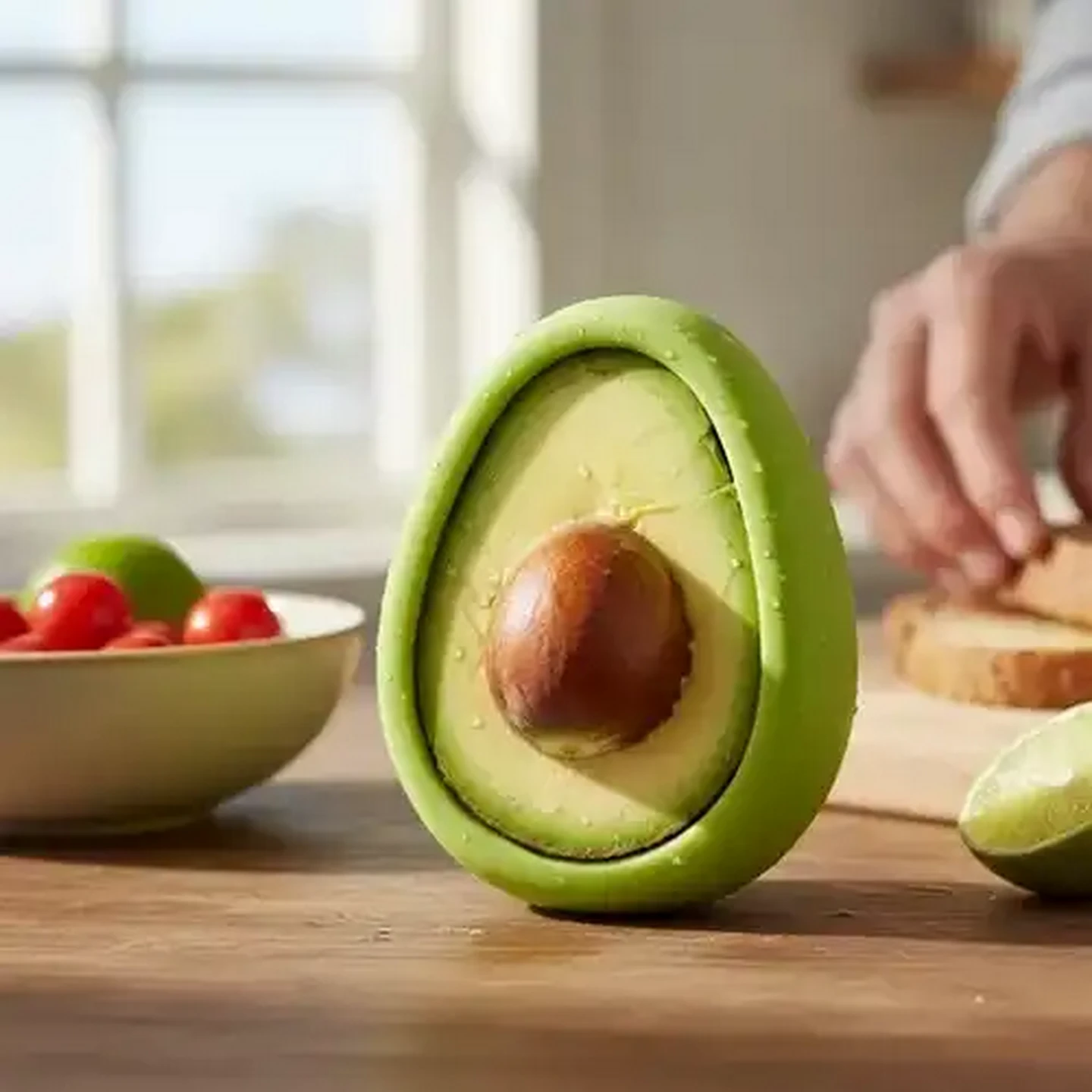 Image of MWA Silicone Fresh Stretch Avocado Pod