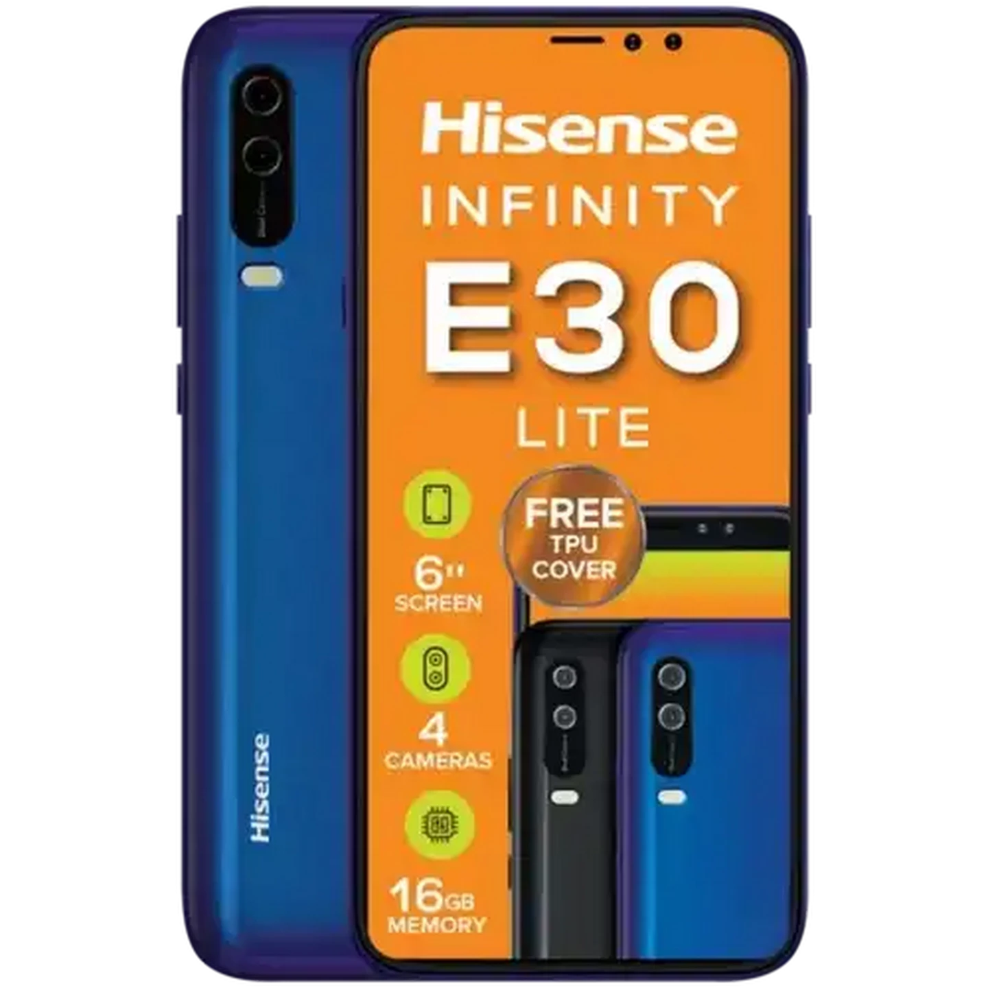 Hisense E30 グレー スマートフォン本体 Shoprite ZA | Hisense Black Infinity E30 Lite Dual SIM Smartphone